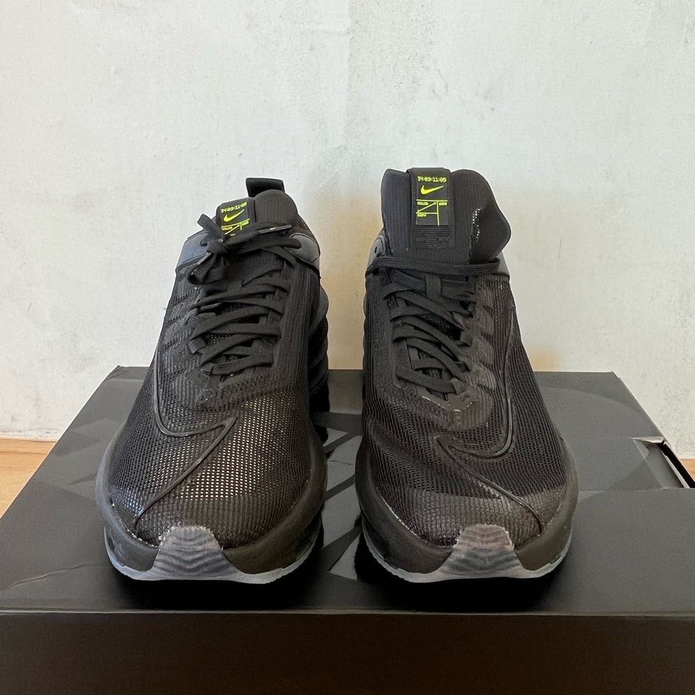 NIKE • NIB Nike Double Stacked black sneaker size 12 - Picture 5 of 9